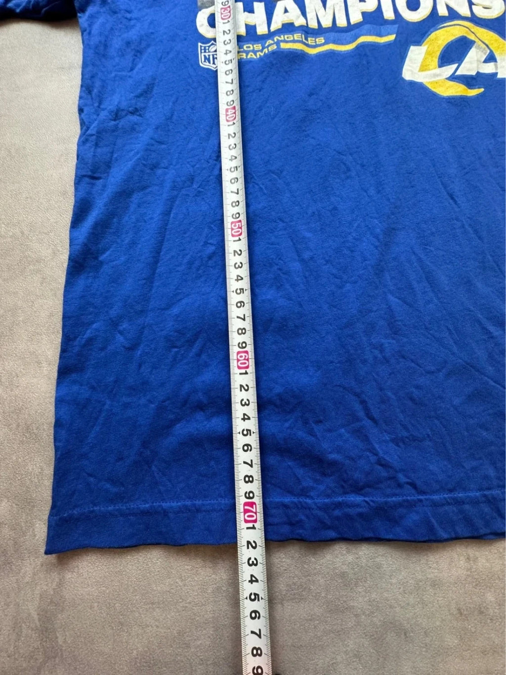 Tee-shirt Nike Vintage Los Angeles Rams Super Bowl Champions Bleu