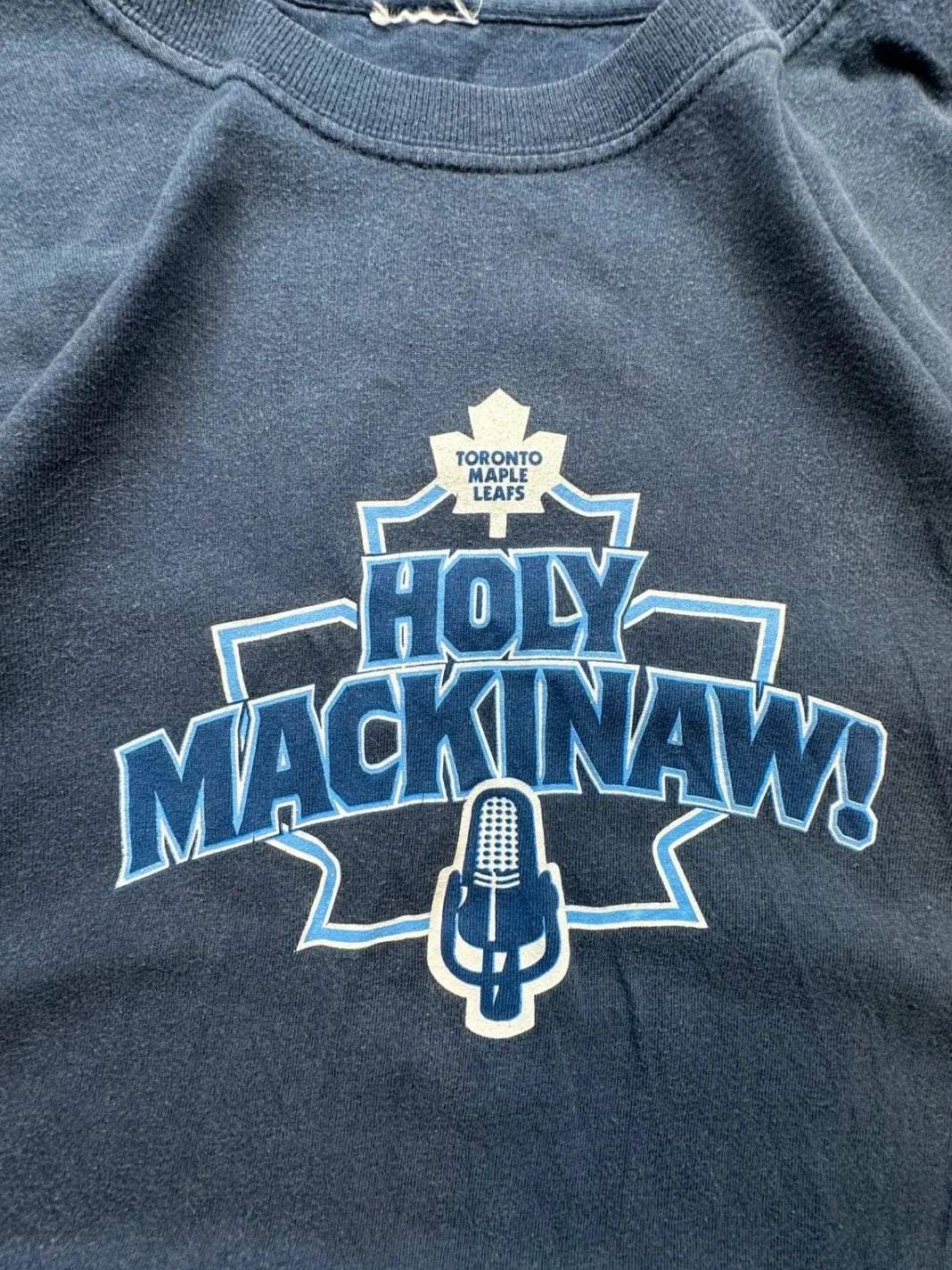 Tee Shirt Vintage Holy Mackinaw Toronto Maple Leafs – Marine