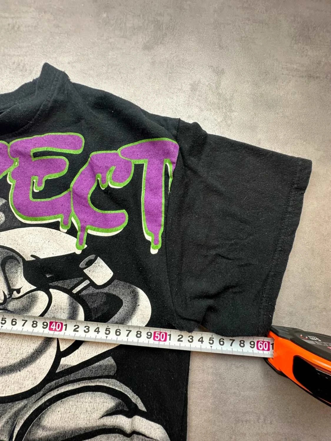 T-Shirt Vintage Popeye “Respect The Grind” Noir