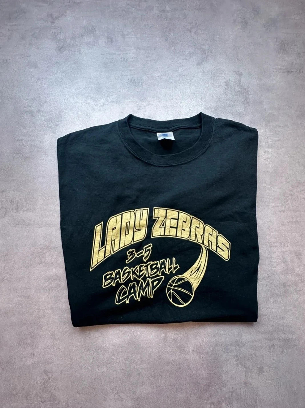 Tee-Shirt Vintage Lady Zebras Noir