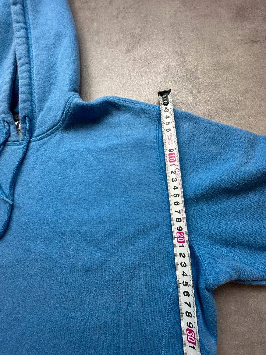 Hoodie Vintage Russell Athletics Bleu – 90s Y2K Sportswear USA