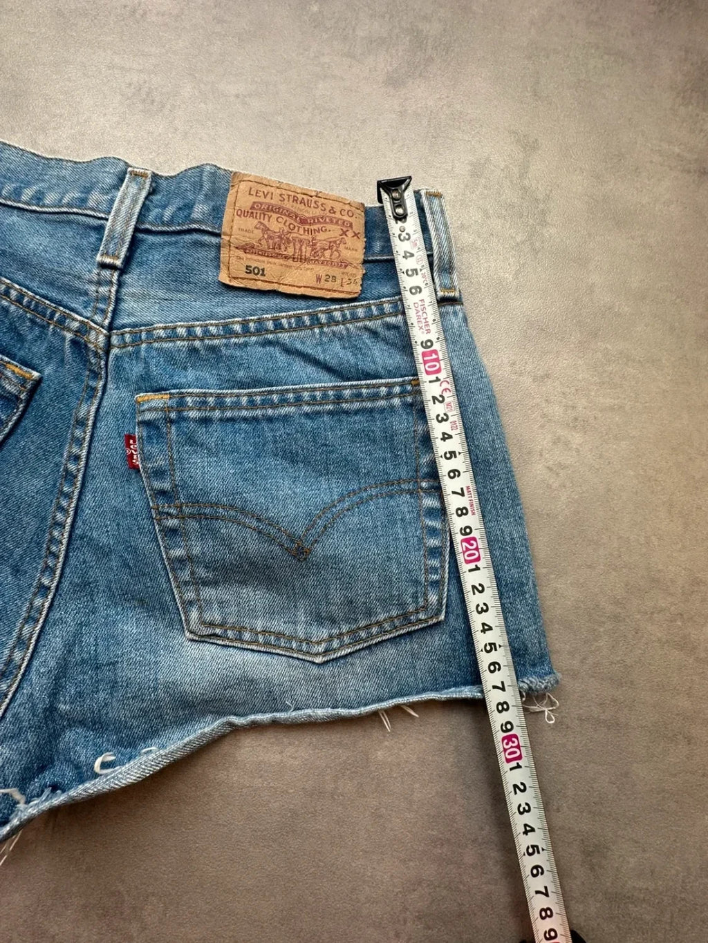 Short en Jean Levi's Vintage Destroy Regular Fit