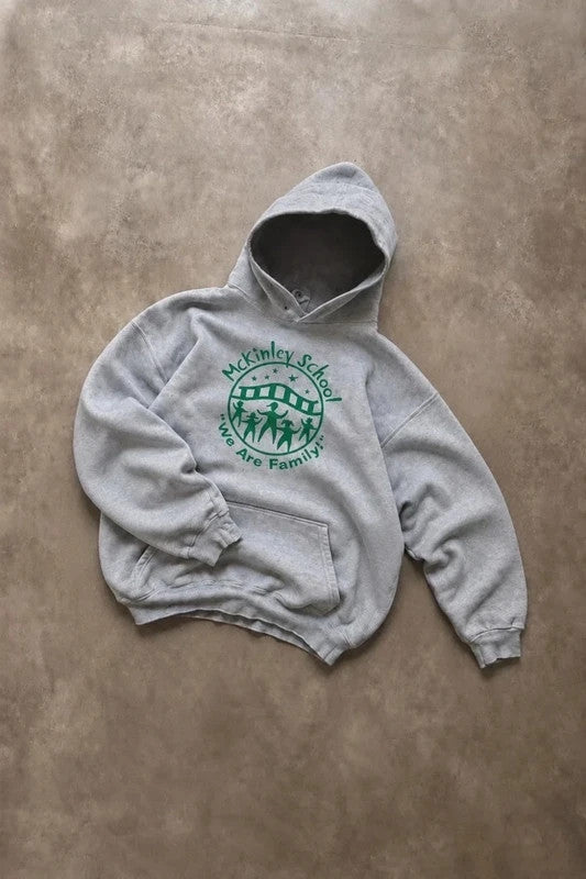Sweat Vintage McKinley School Family – Gris