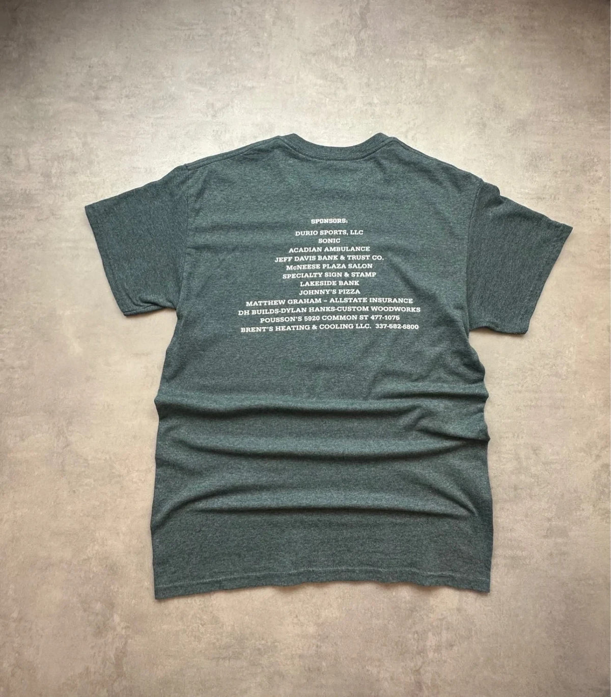 Tee-shirt Basketball Vintage Triple Threat Camp Gris