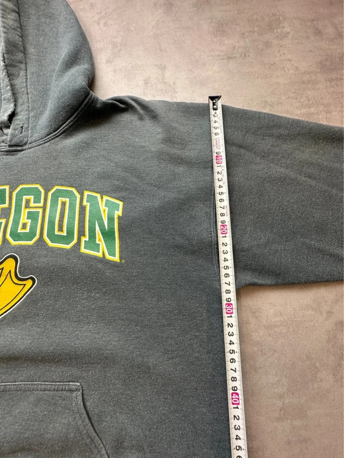 Hoodie Vintage Oregon Ducks University Gris Anthracite – Y2K NCAA Streetwear