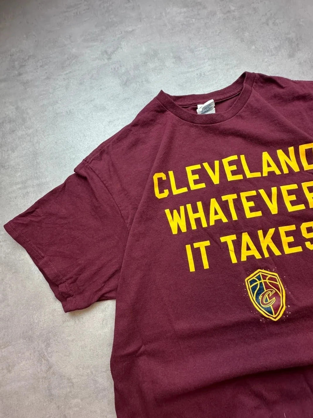 Tee Shirt Vintage Cleveland Cavaliers NBA Bordeaux – Basketball