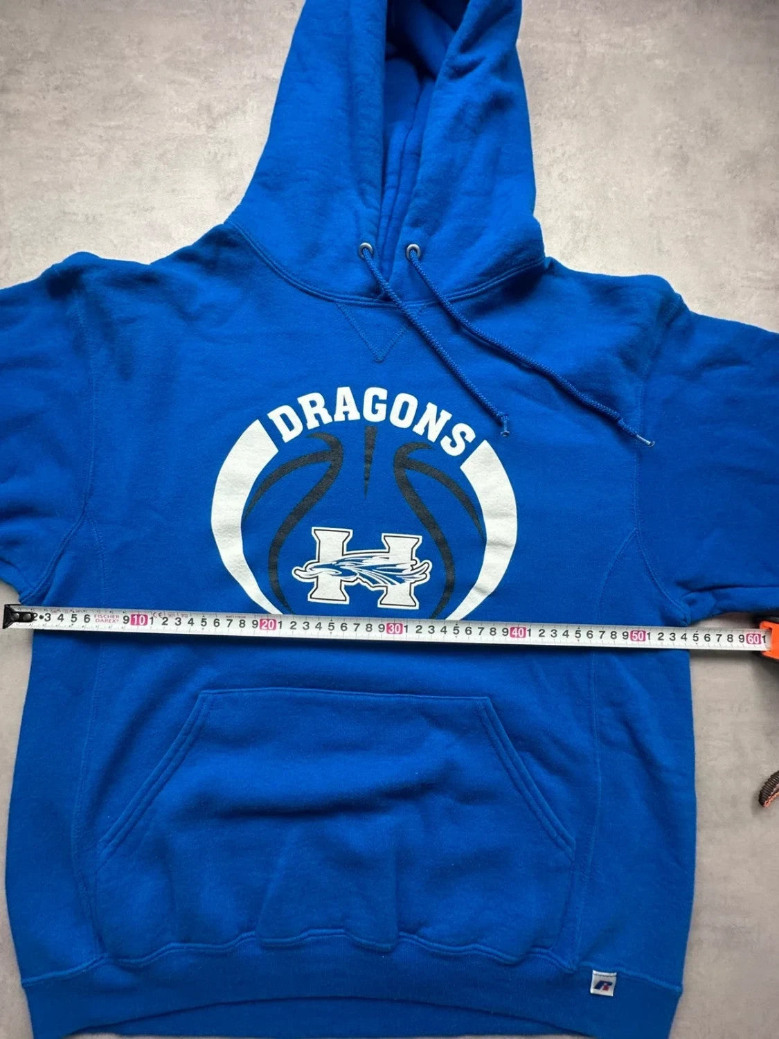 Sweat Vintage Russell Athletic Dragons Basketball – Bleu M