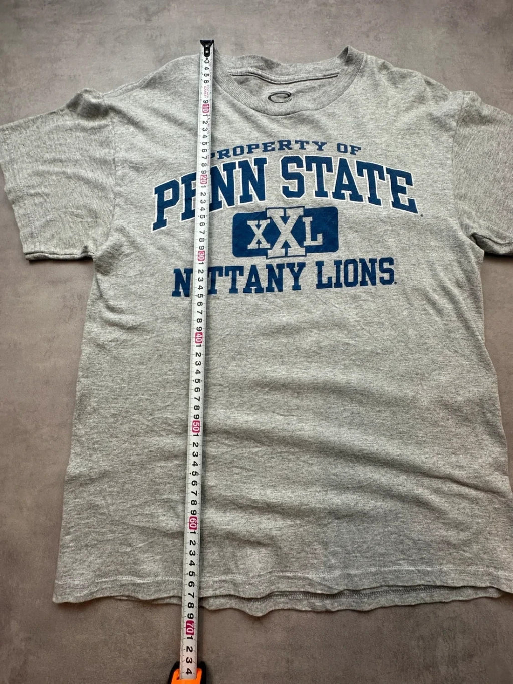 Tee-shirt Vintage Penn State University Gris Années 90