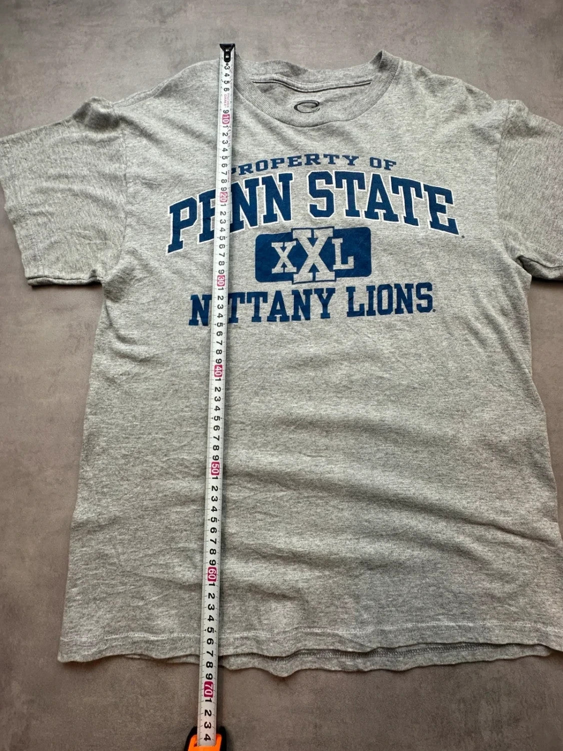 Tee-shirt Vintage Penn State University Gris Années 90