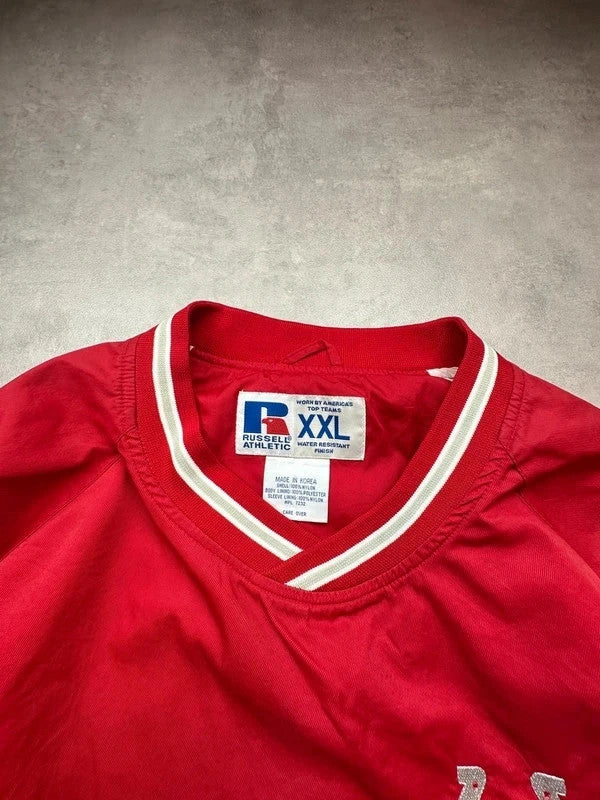 Coupe-Vent Russell Athletic Vintage USA – Rouge & Gris