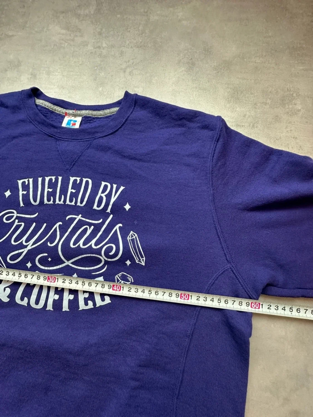 Sweat Russell Athletic Vintage Crystals & Coffee Violet – USA