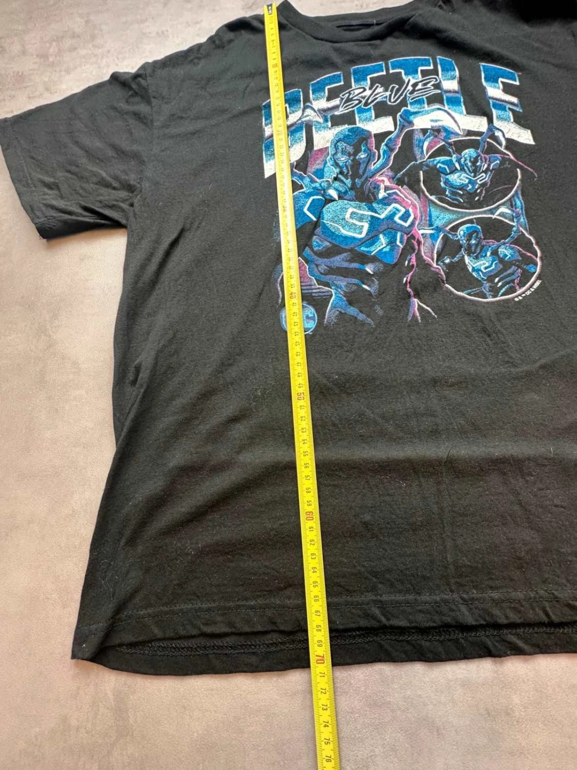 T-Shirt Vintage Blue Beetle DC Comics « Blue Beetle » – Noir