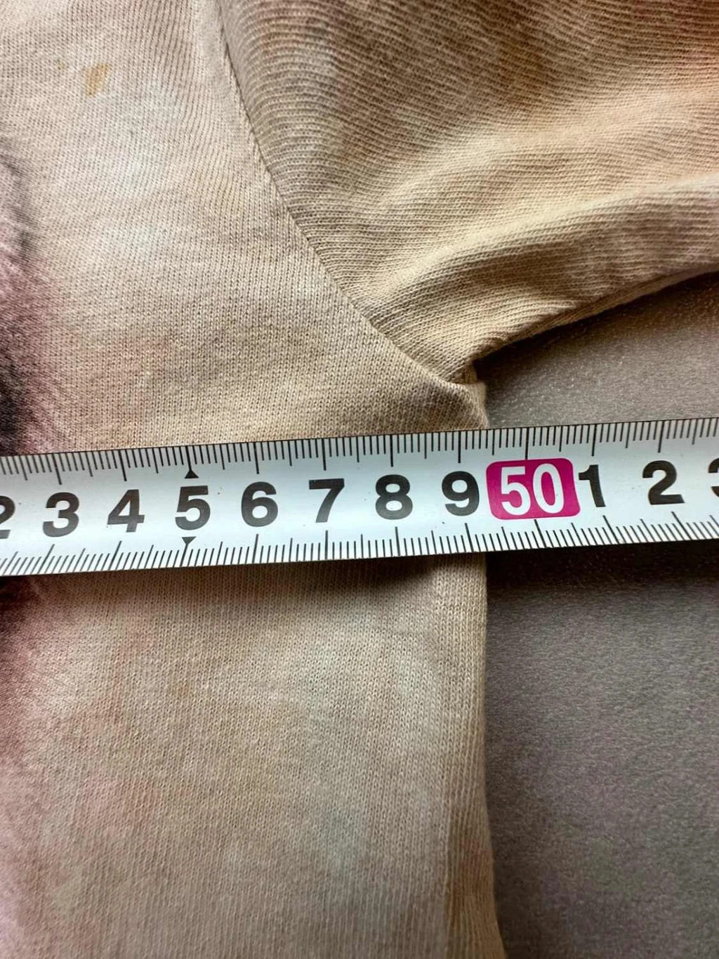 Tee Shirt Vintage The Mountain Carlin Tie-Dye Beige – Graphic Dog Print Y2K 90s