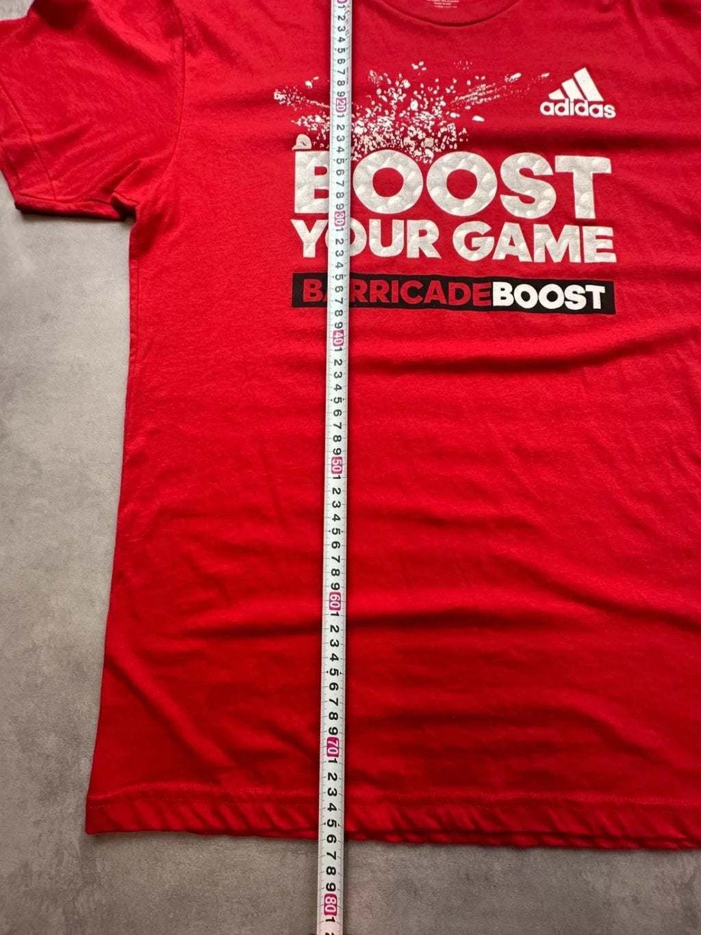 Tee-shirt Adidas Vintage Barricade Boost Rouge | WellStore Vintage