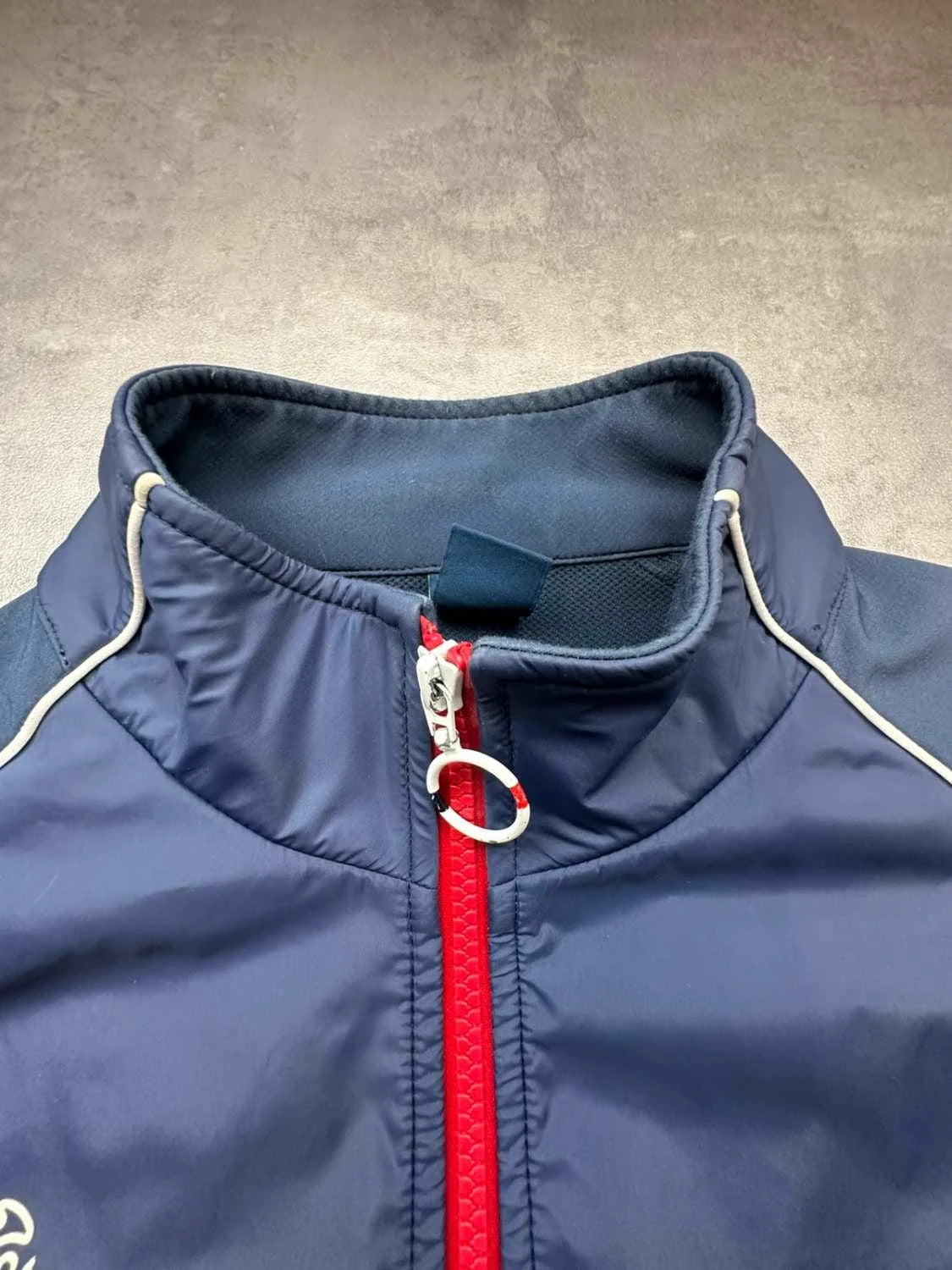 Veste Lacoste Équipe de France Olympique Officielle Bleu Marine – Coupe-Vent Sport