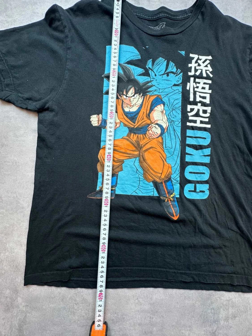 T-Shirt Dragon Ball Z Goku Vintage – Noir