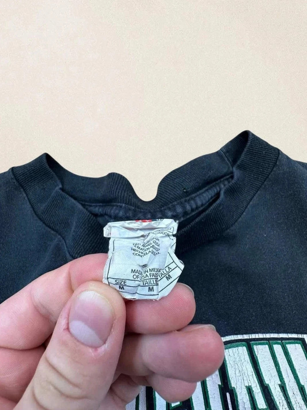 Tee-shirt Vintage Saskatchewan Roughriders Noir