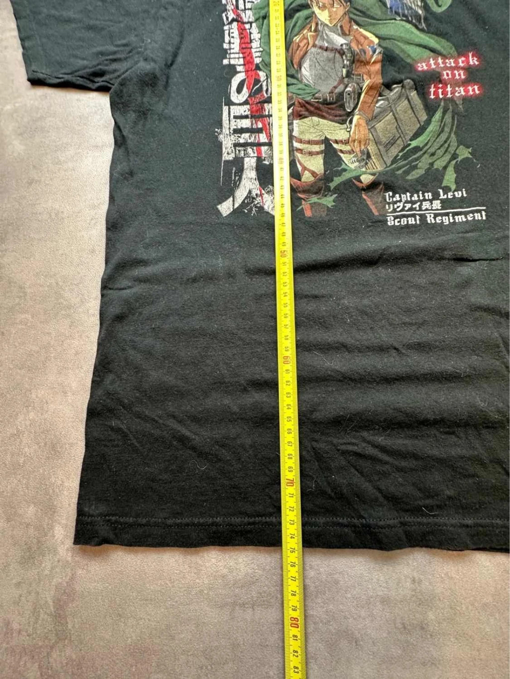 T-Shirt Attack on Titan Vintage – Captain Levi