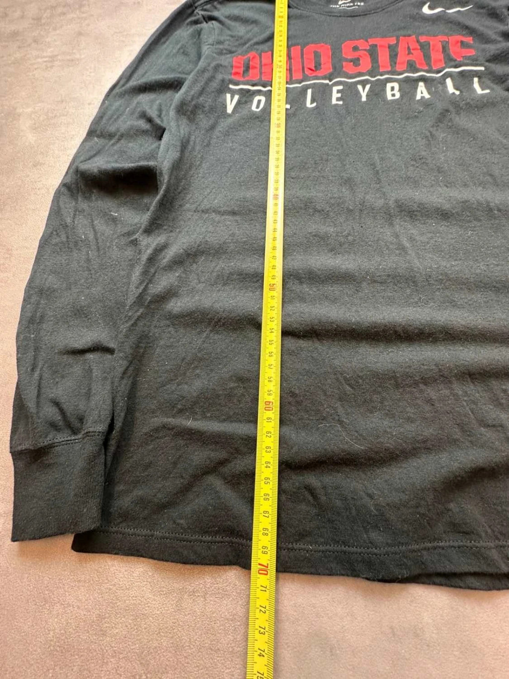 T-Shirt Nike Ohio State Volleyball Vintage Noir