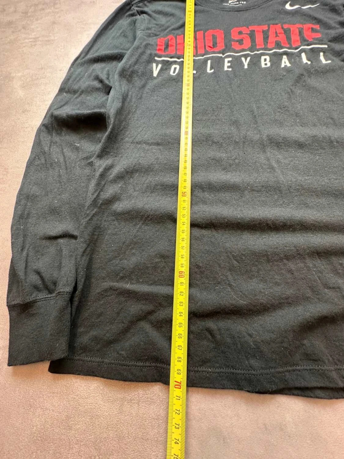 T-Shirt Nike Ohio State Volleyball Vintage Noir