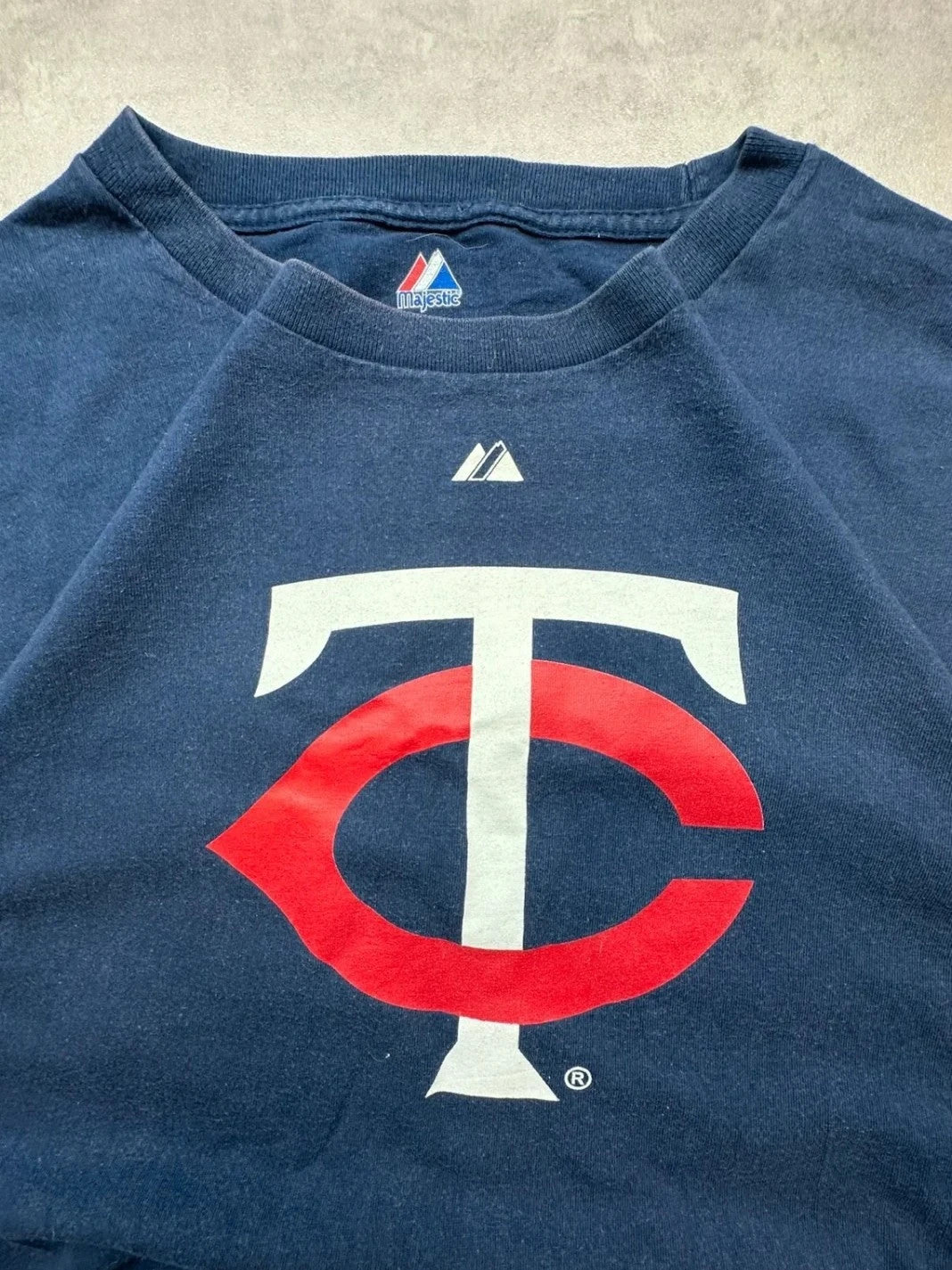 Tee Shirt Vintage Minnesota Twins MLB Navy – Logo Baseball