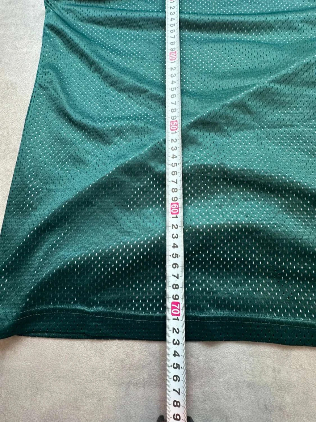 Maillot Basketball Vintage Franklin Réversible Vert