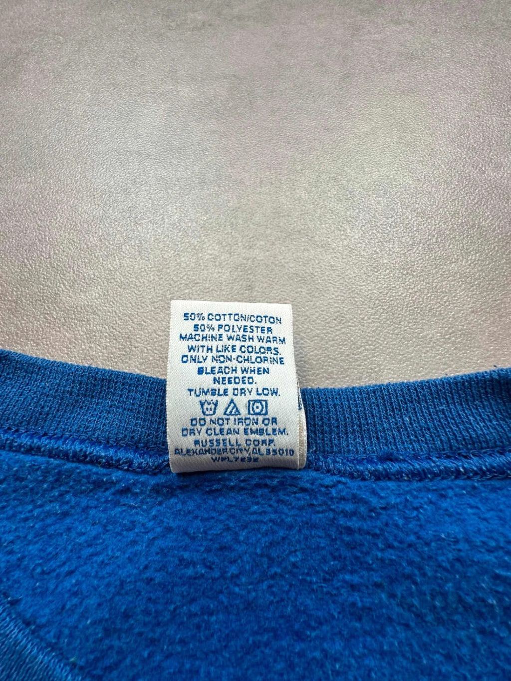 Sweatshirt Russell Athletic Vintage Pepperdine Waves – Bleu