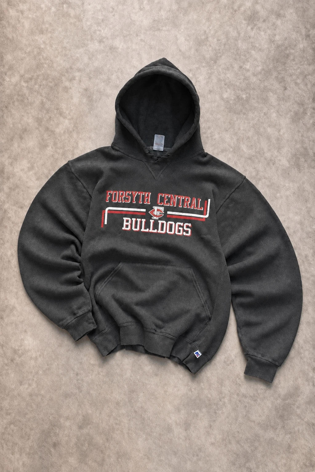 Sweat Russell Athletic Vintage Forsyth Central Bulldogs – Noir