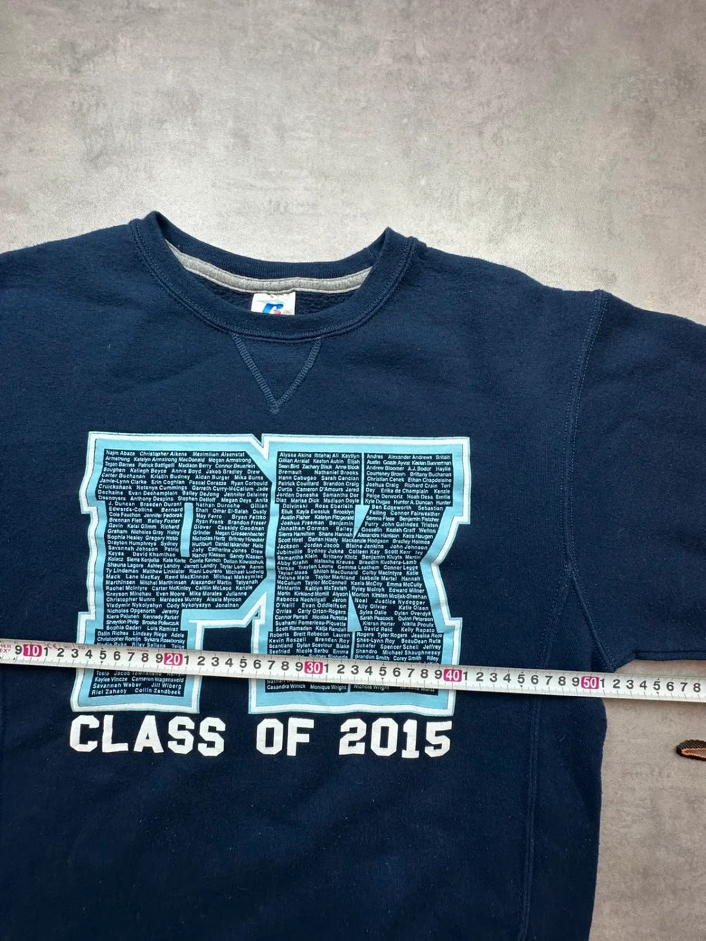 Sweat Vintage Class 2015 PK Navy – College & Graduation USA