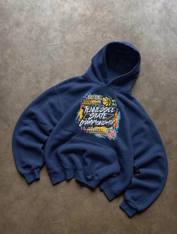 Sweat Hoodie Vintage Tennessee State Basketball Championship 2012 – Navy