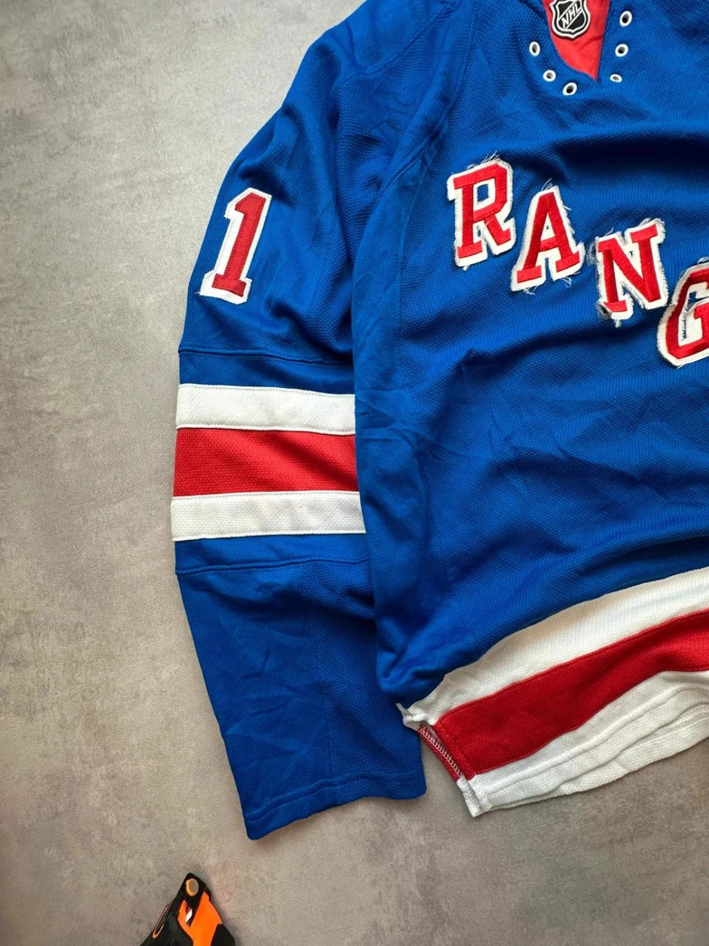 Maillot New York Rangers Reebok NHL Vintage Hockey Bleu