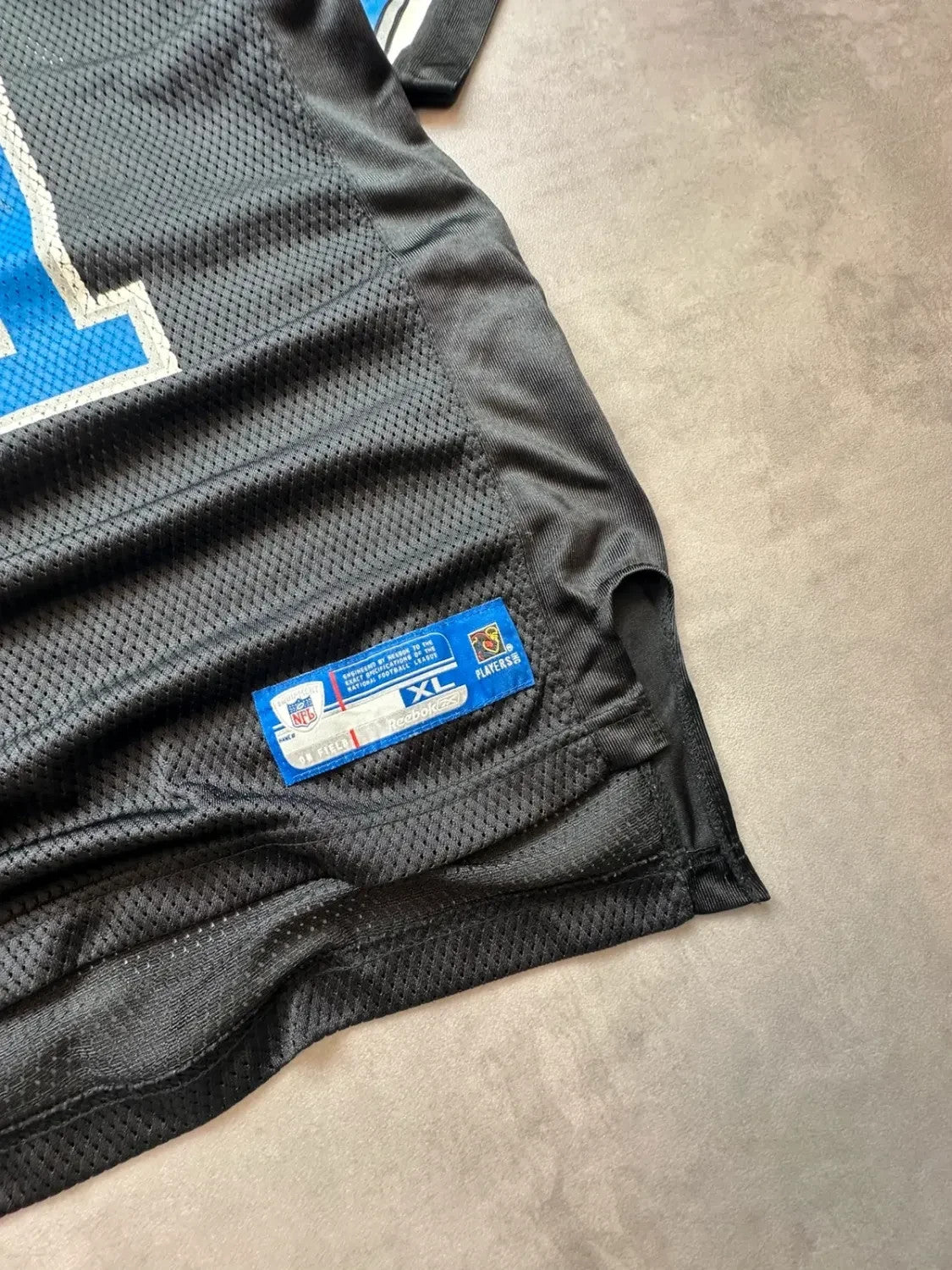 Maillot NFL Vintage Detroit Lions #21 Cullin Noir & Bleu