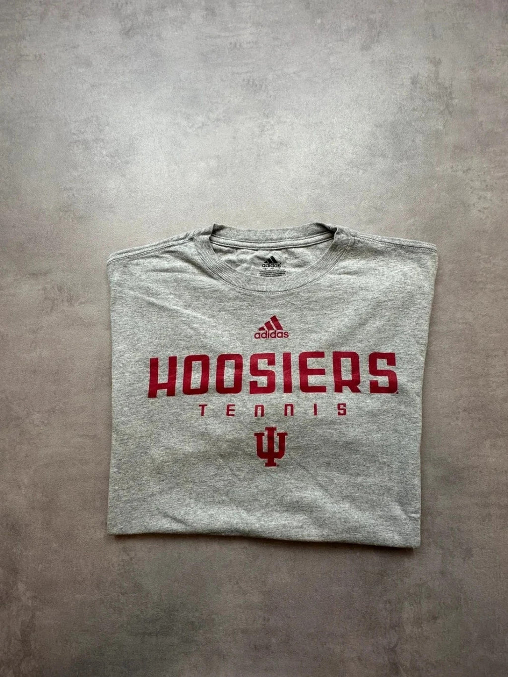 Tee-Shirt Adidas Vintage Hoosiers Tennis Gris – Sportswear US