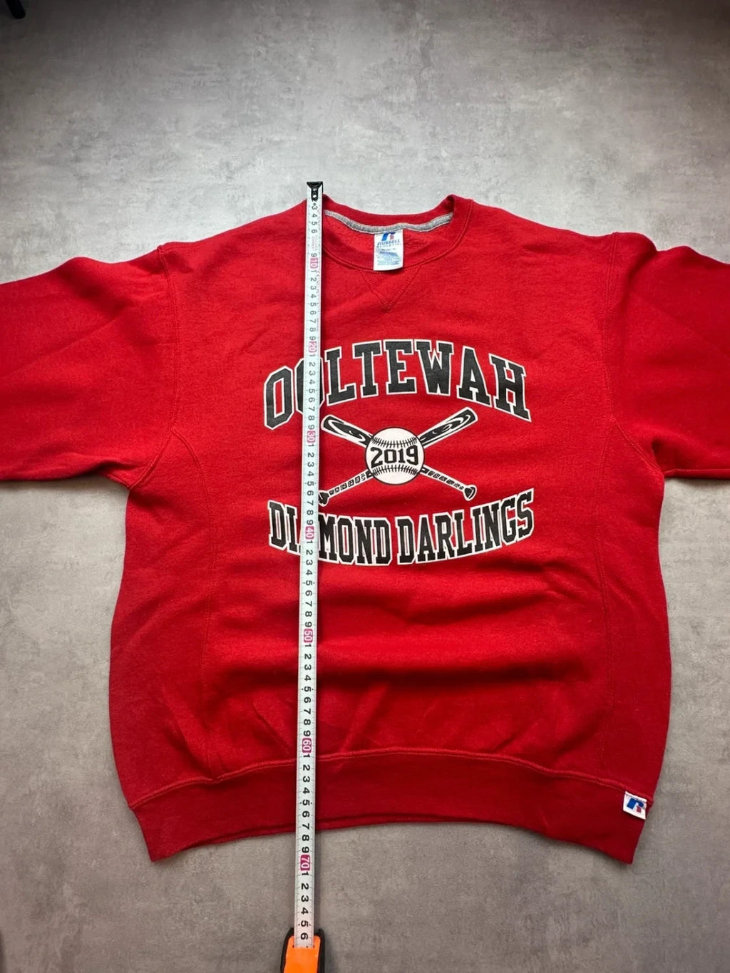 Sweat Russell Athletic Vintage Ooltewah Diamond Darlings Rouge – USA