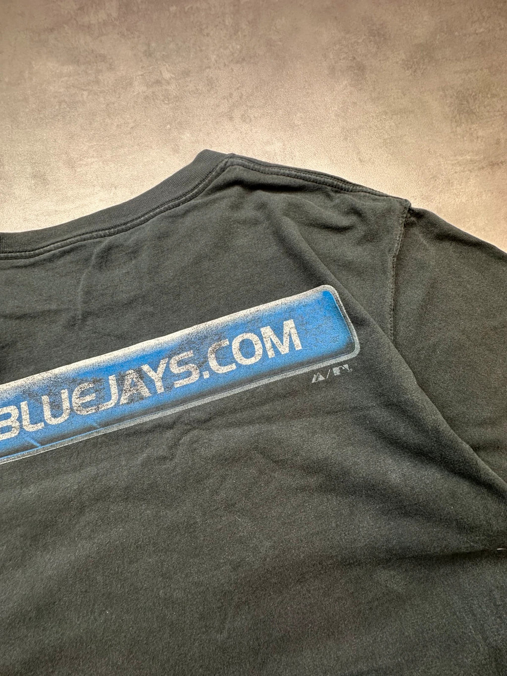 Tee-shirt MLB Vintage Toronto Blue Jays Noir Flocage Dos