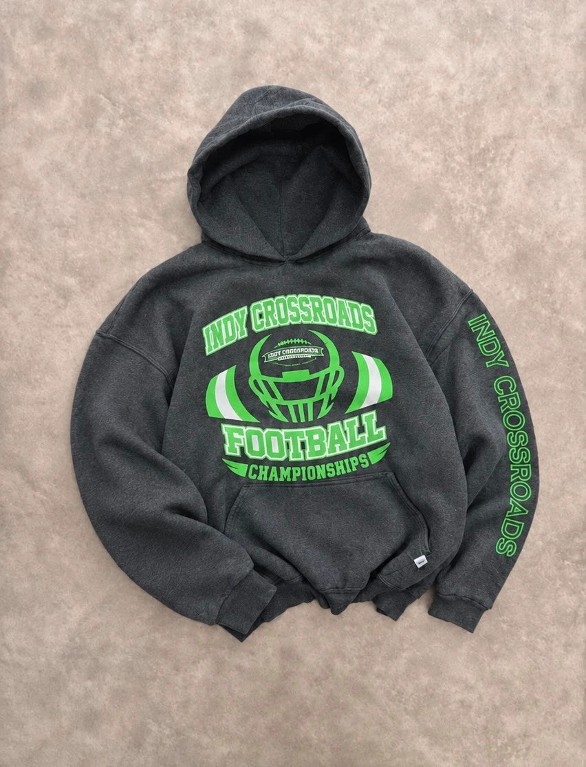 Sweat Russell Athletic Indy Crossroads Football – Gris
