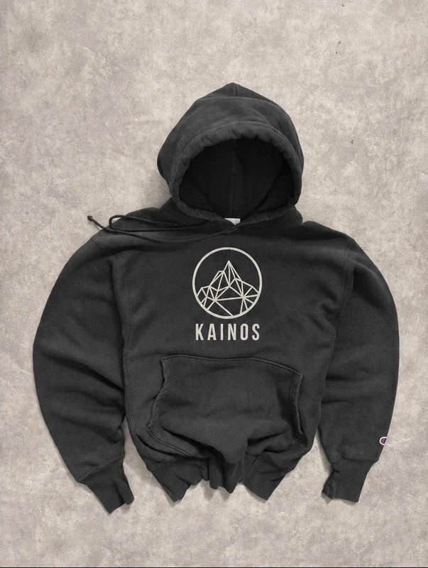 Sweat Hoodie Vintage Champion Kainos – Noir
