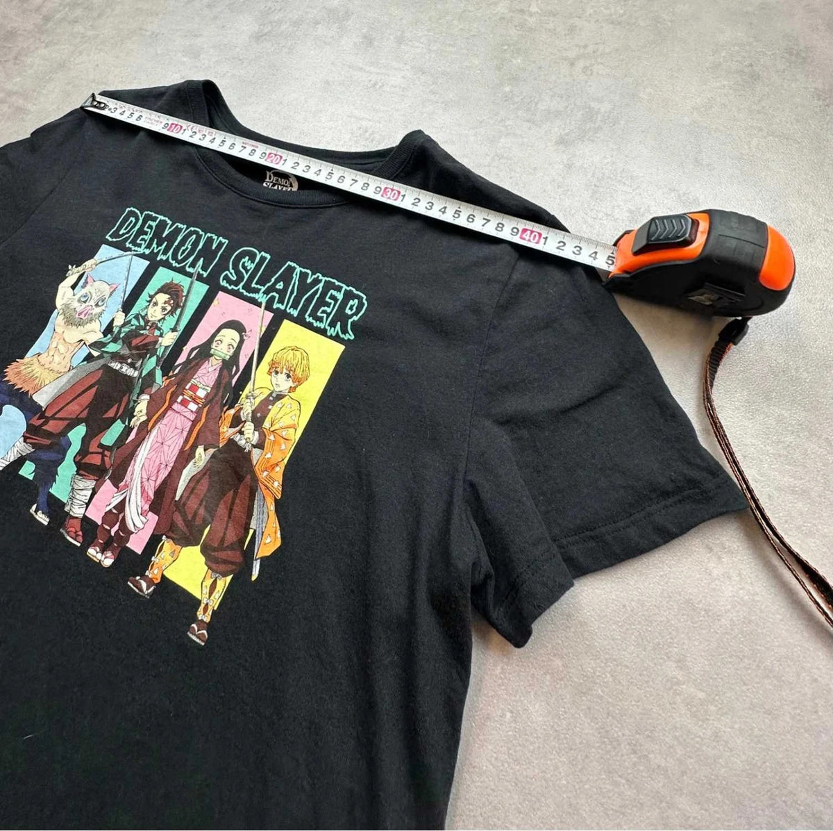 T-Shirt Demon Slayer Kimetsu no Yaiba Manga Noir – Y2K