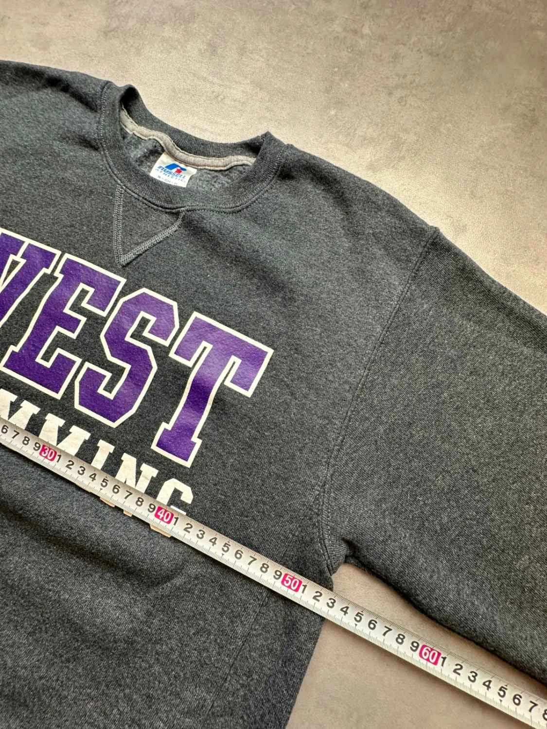 Sweat Russell Athletic Vintage West Swimming – Gris
