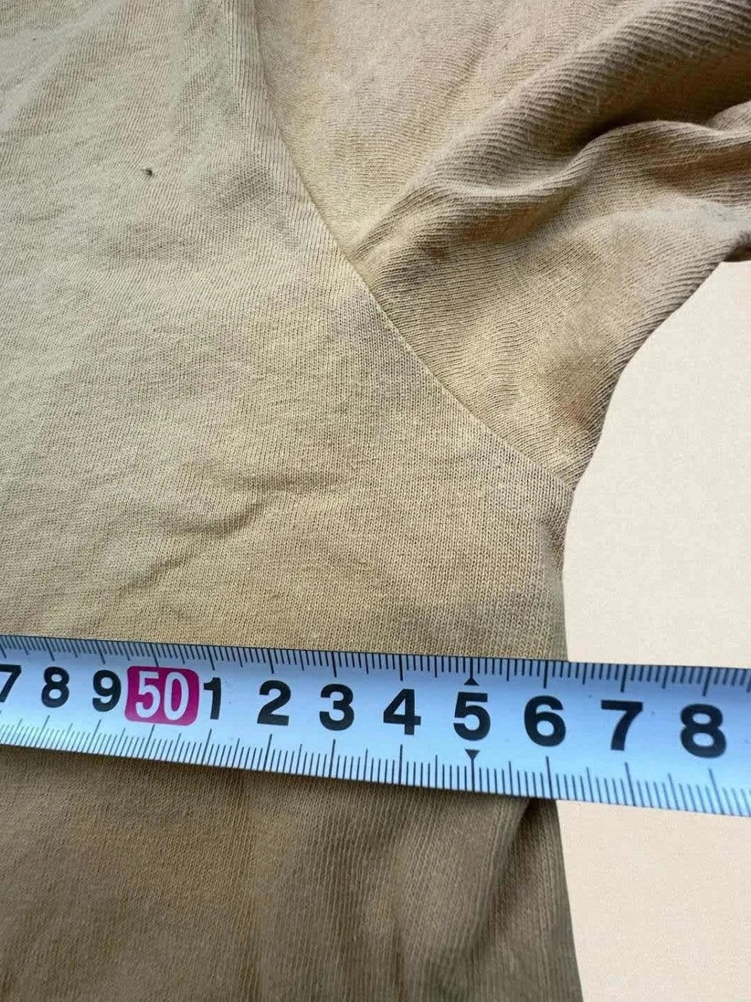 Tee-shirt Baseball Vintage W Beige
