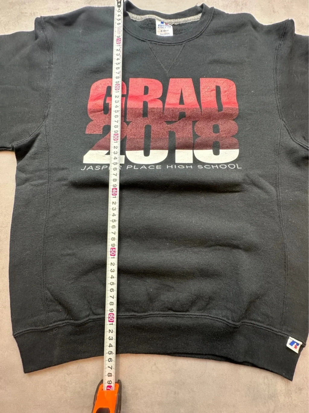 Sweat Russell Athletic Vintage GRAD 2018 Doublure Épaisse