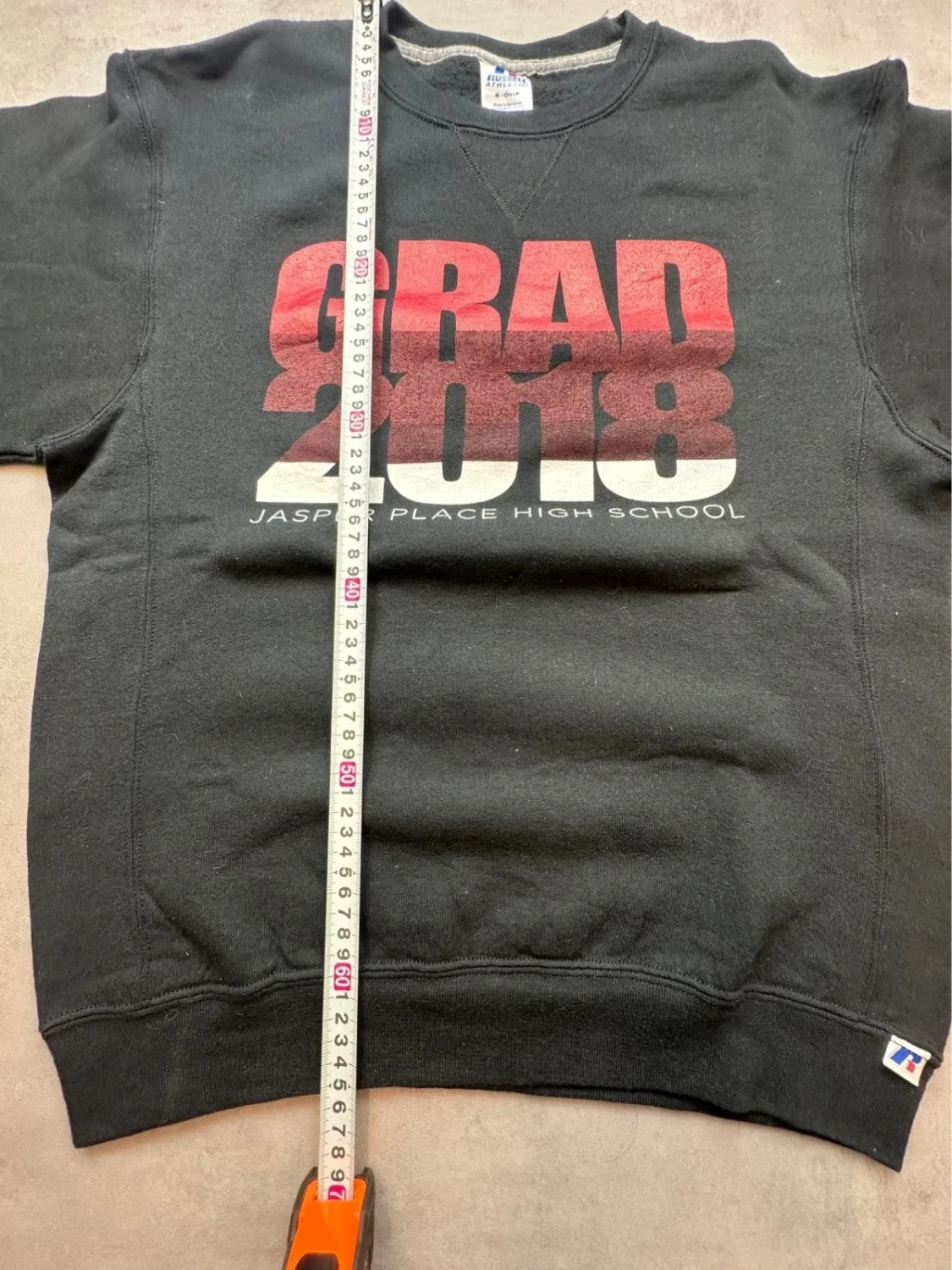 Sweat Russell Athletic Vintage GRAD 2018 Doublure Épaisse