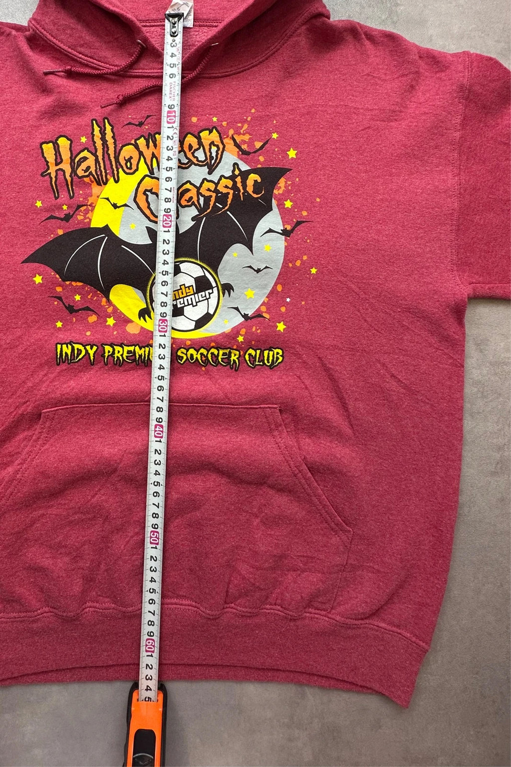 Hoodie Vintage Halloween Classic Indy Premier Soccer Club – Bordeaux