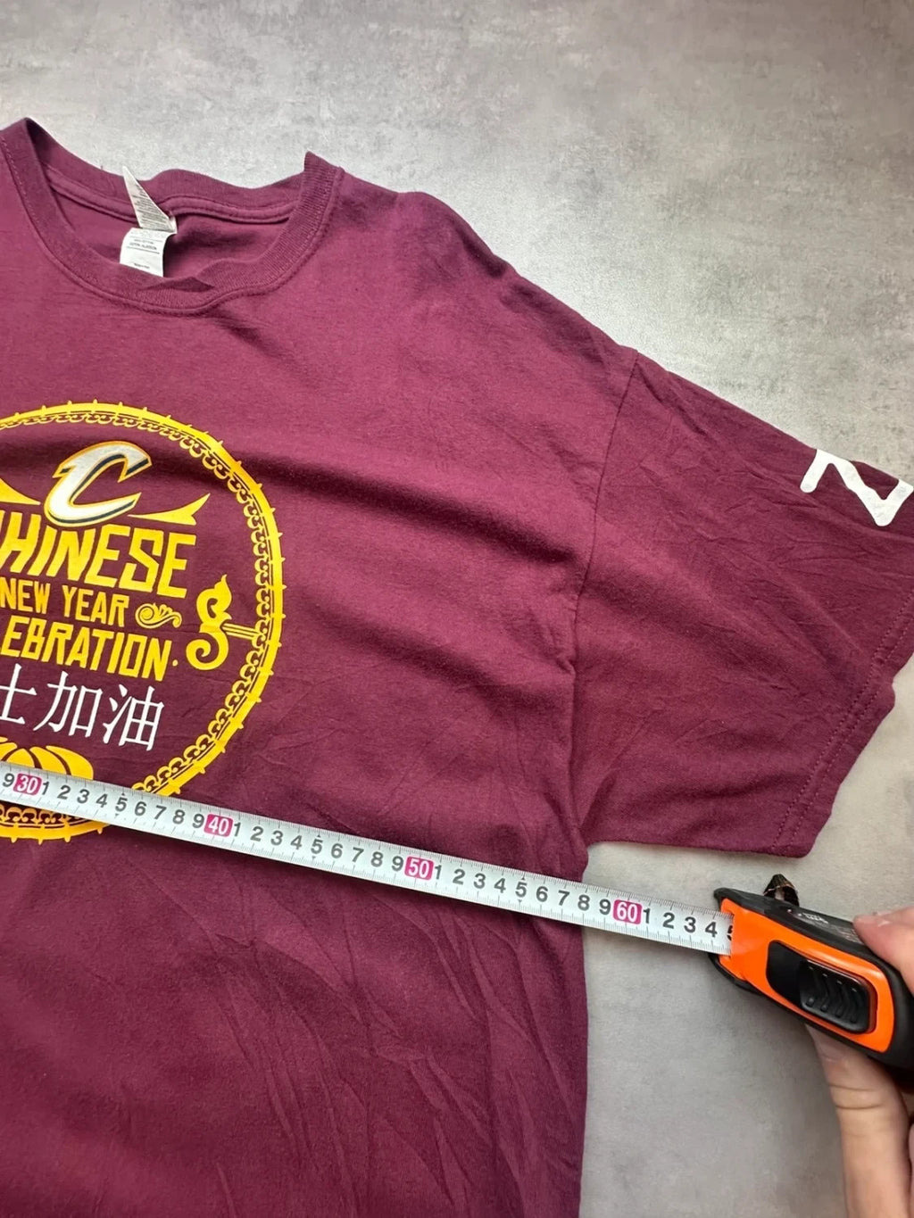 Tee shirt Vintage Cleveland Cavaliers | Wine And Gold | Chinese New Years - Taille XL