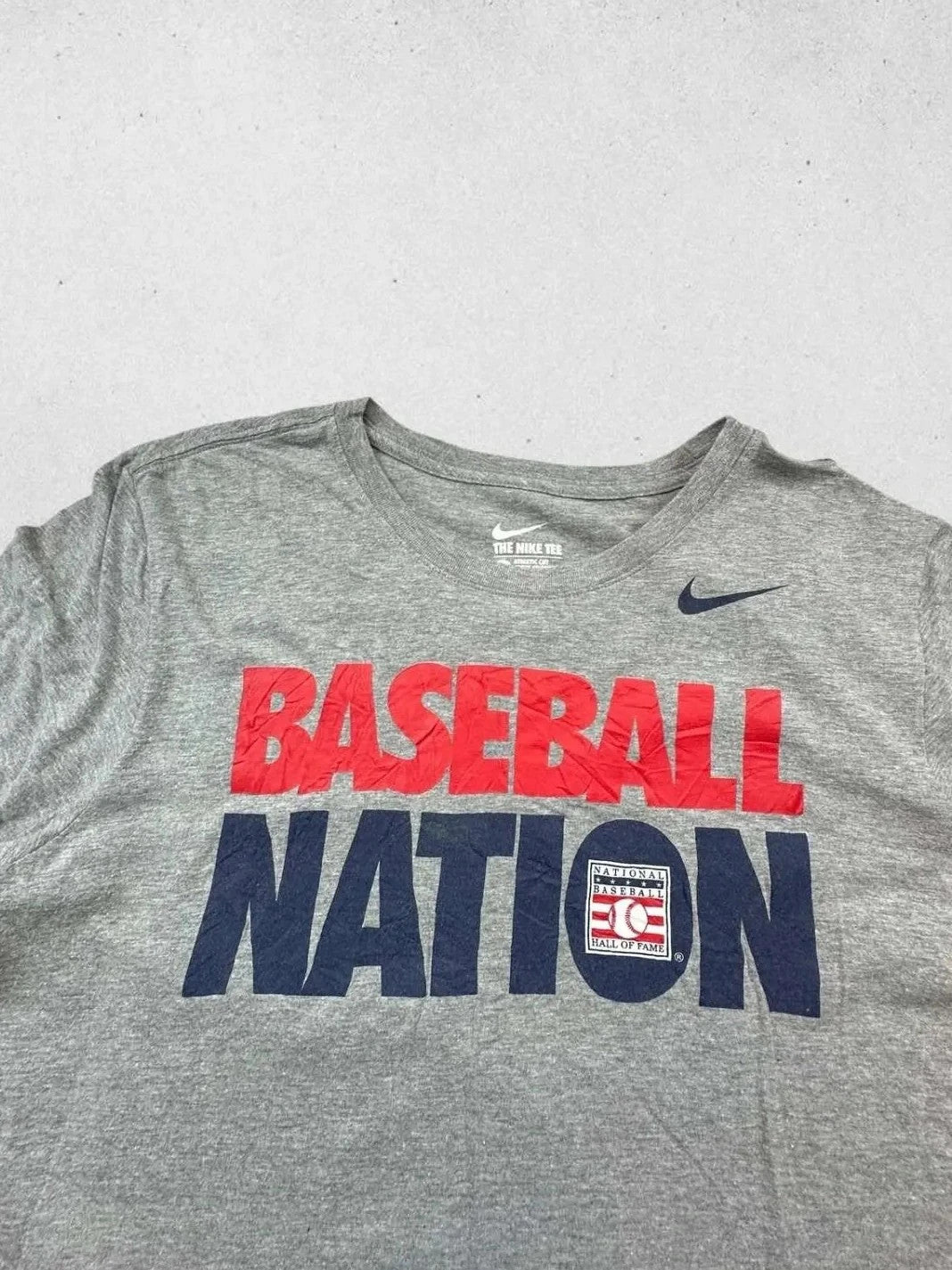 Tee-Shirt Nike Vintage Baseball Nation Gris – Baseball US