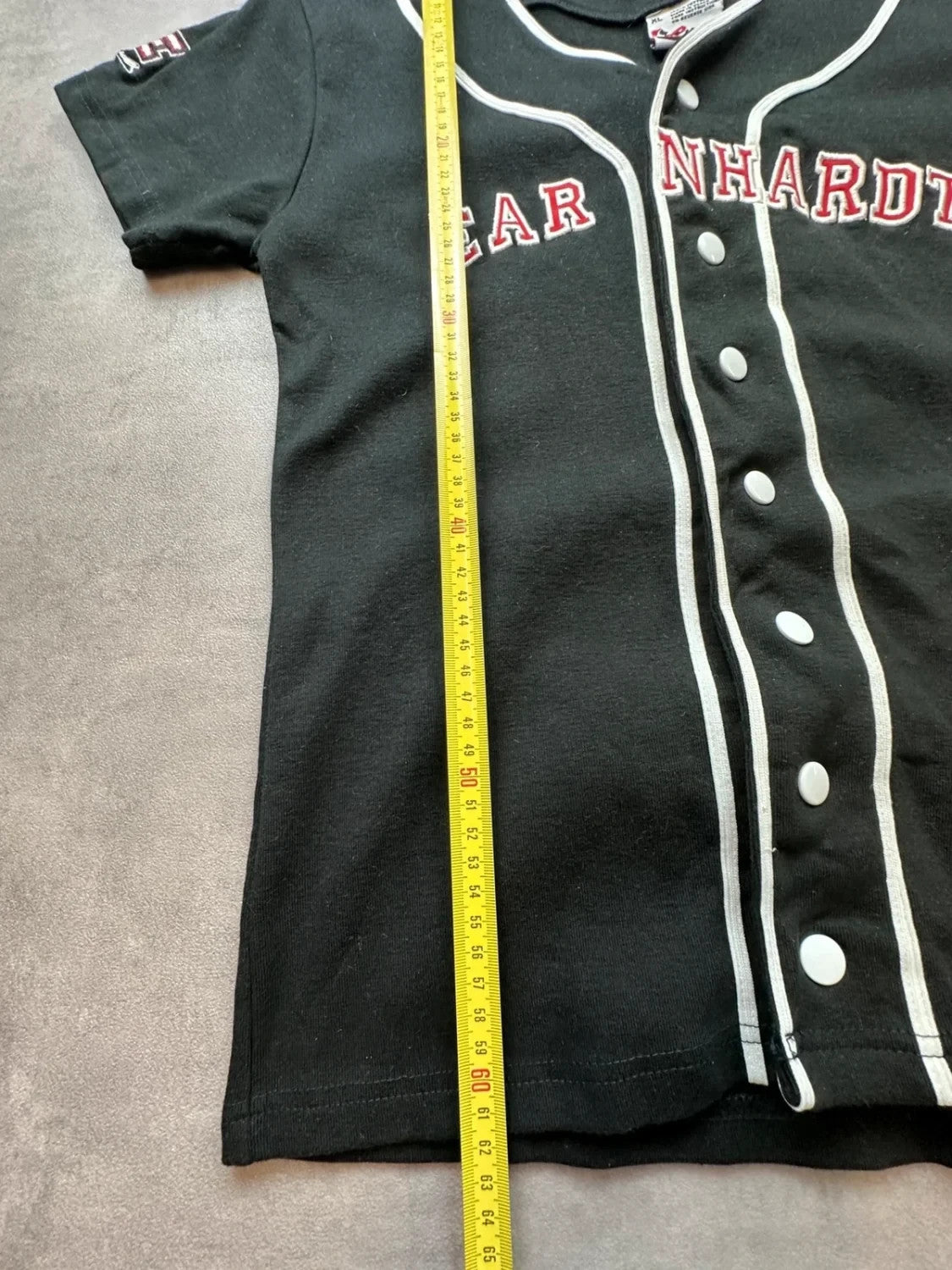 Maillot Baseball Vintage Earnhardt Noir