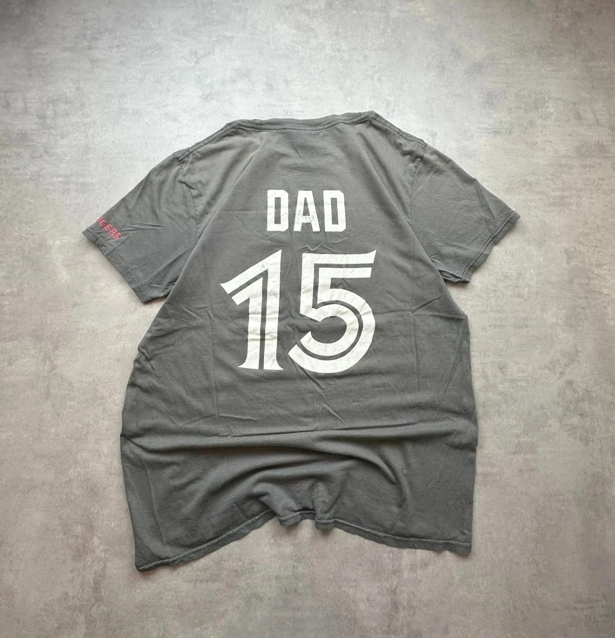 Tee-Shirt Vintage Blue Jays Dad #15 Gris