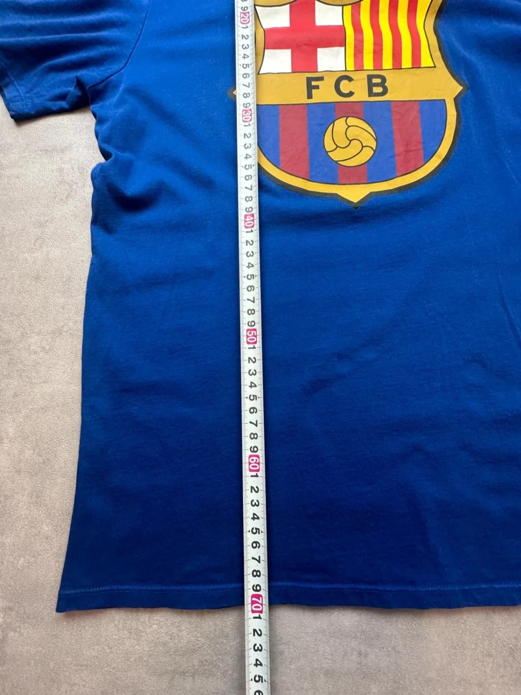 Tee-shirt Nike Vintage FC Barcelone Bleu Homme Taille M | WellStore Vintage