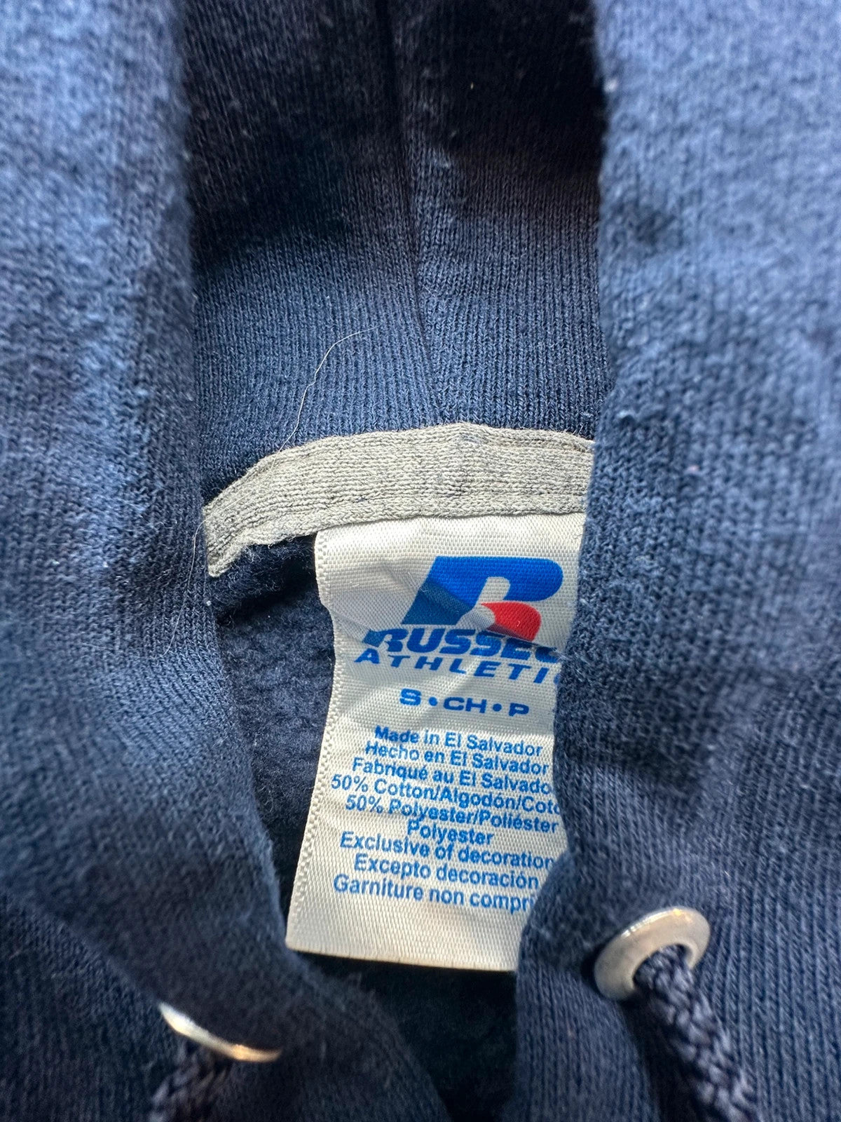 Sweat Hoodie Vintage Russell Athletic South City Spartans – Navy