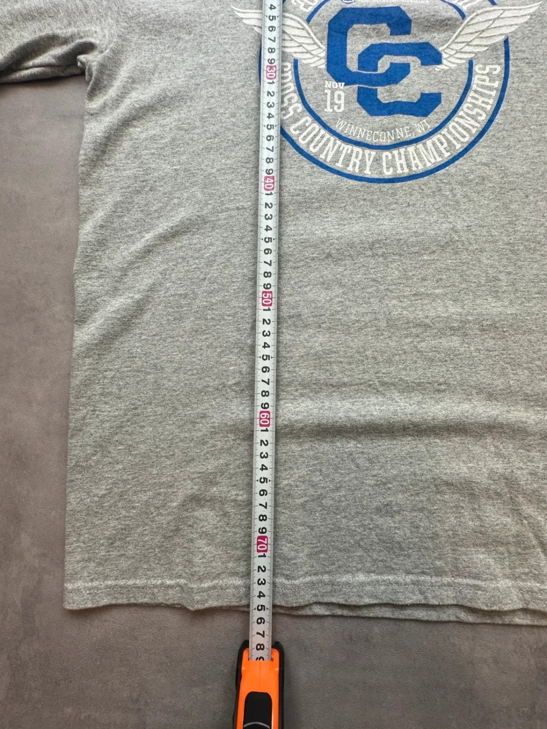 Tee-shirt Champion Vintage NCAA Cross Country Championships 2011 Gris | WellStore Vintage